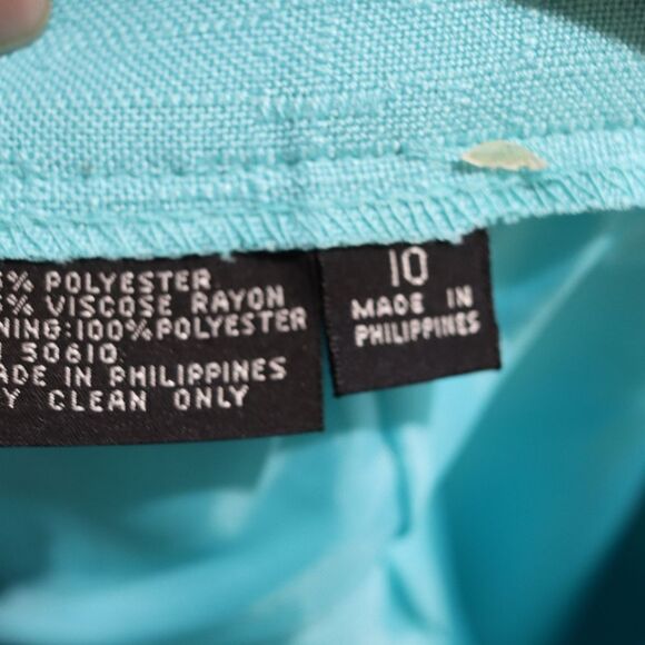 Kasper Vintage Blue Skirt Suit 10 - Picture 14 of 16